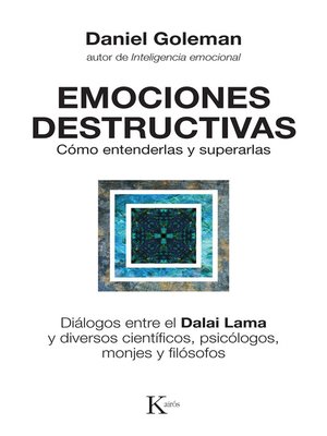cover image of Emociones destructivas